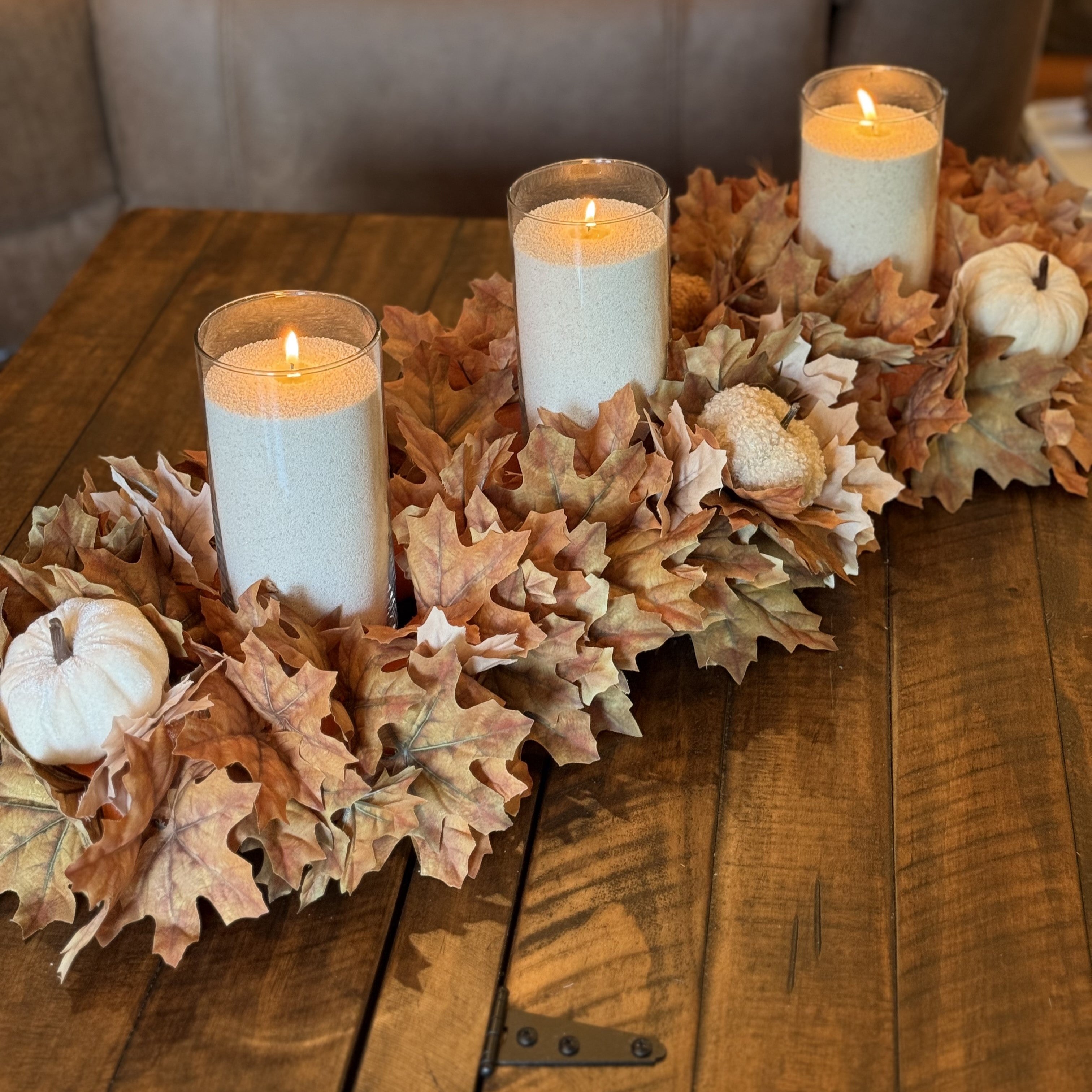 Fall Decor Ideas with Foton Candles