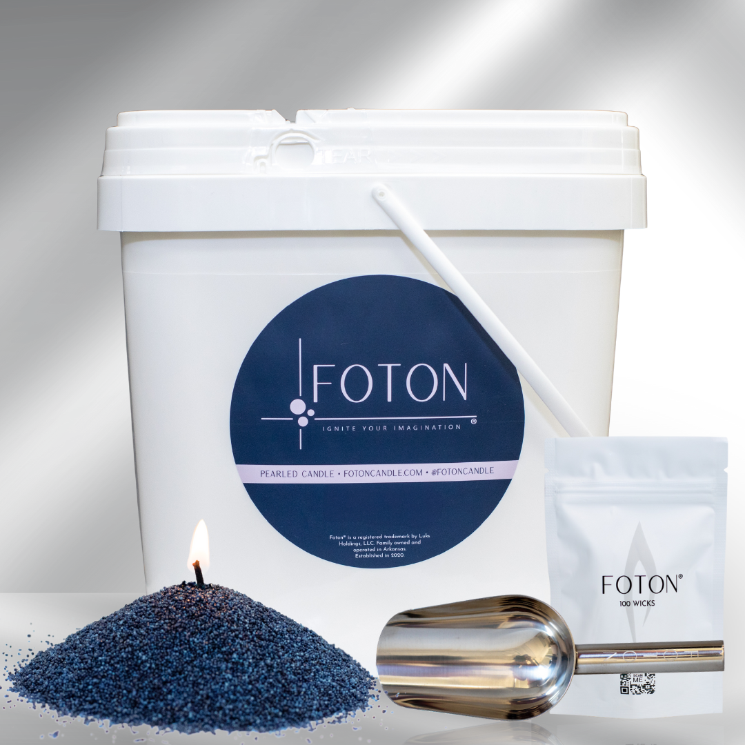 The Original 144 oz - Unscented Navy Blue – FotonCandle