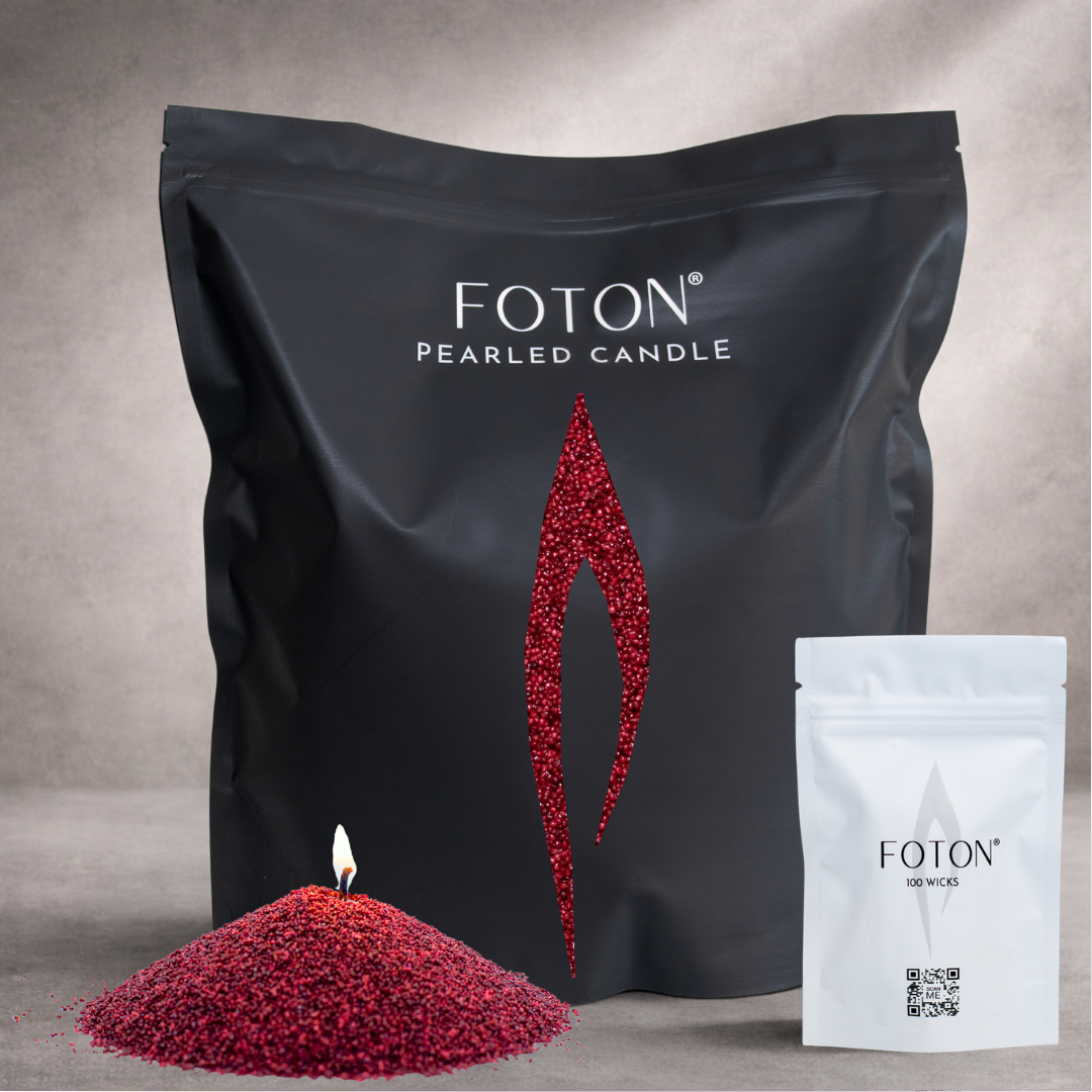 The Original 64 oz - Unscented Maroon – FotonCandle