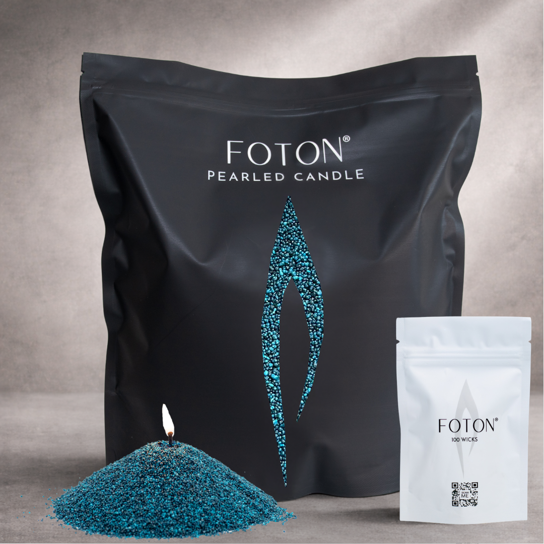 The Original 64 oz - Unscented Ocean Blue – FotonCandle