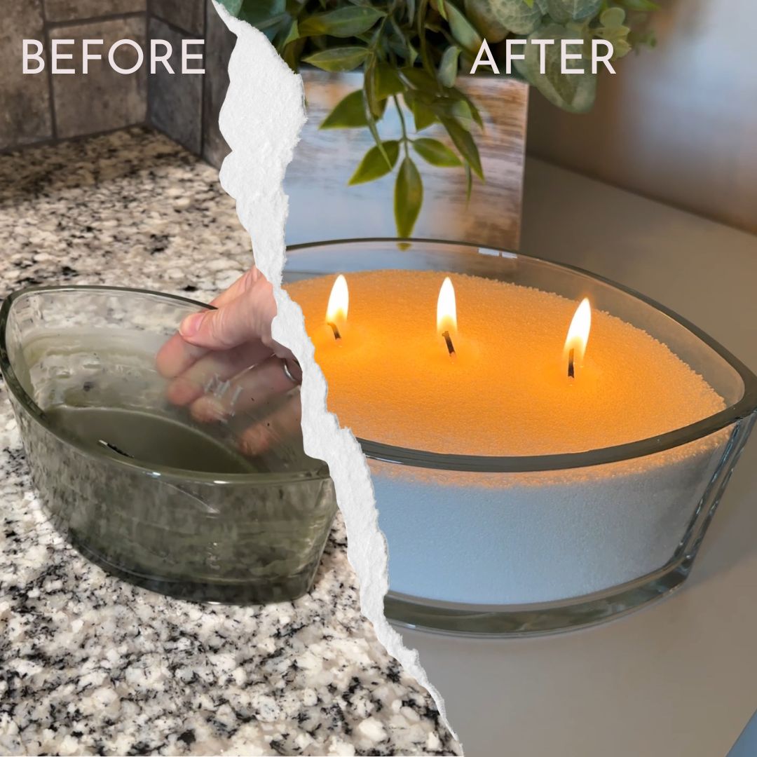 How to Clean Old Candle Jars (The 3 Best Ways)