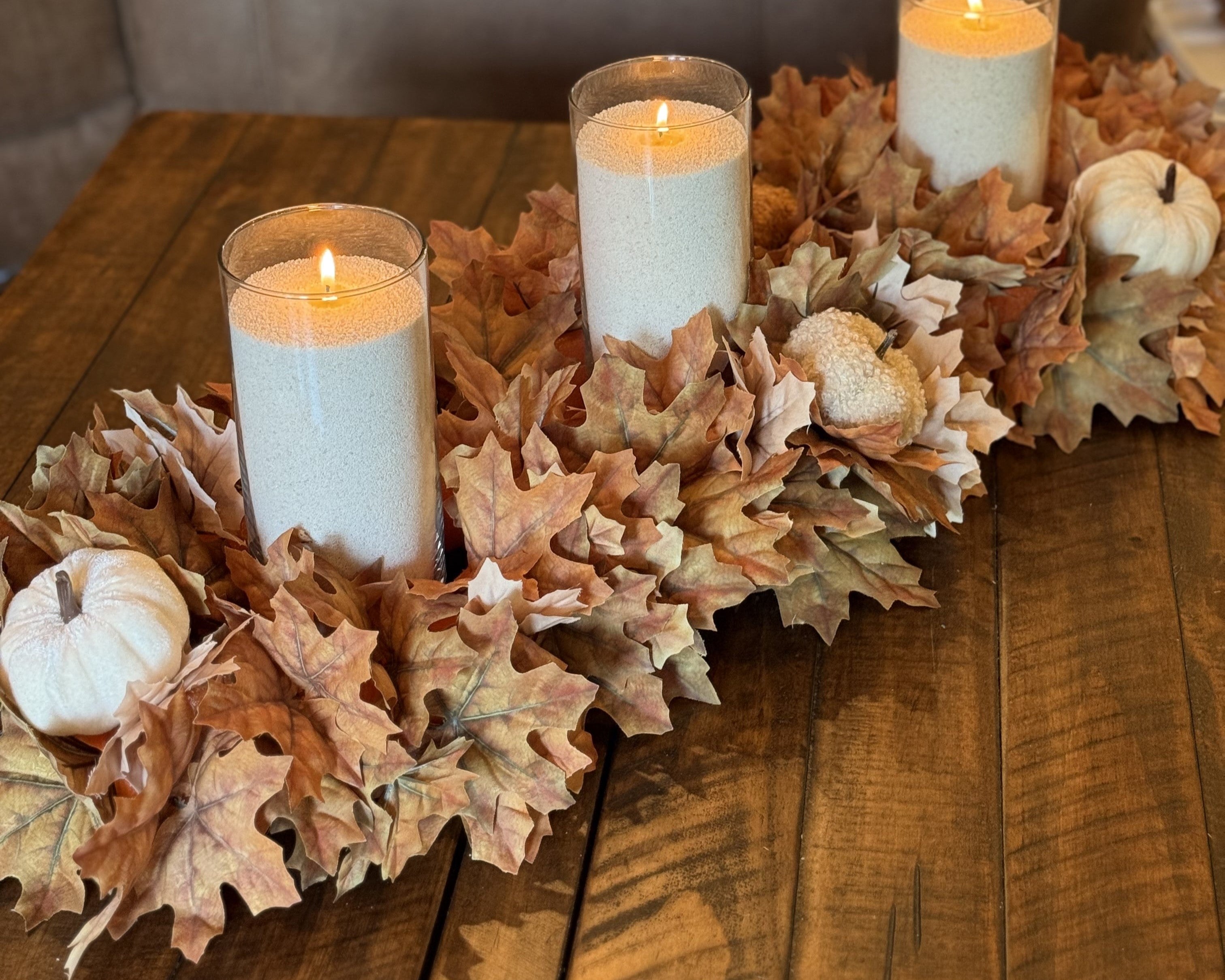 Fall Decor Candle Ideas with Foton Candles