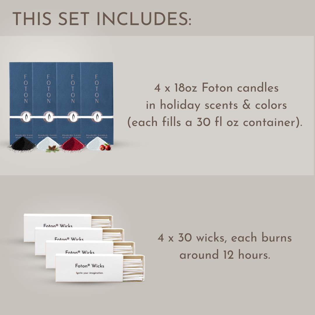 Holiday Candles 4-Pack