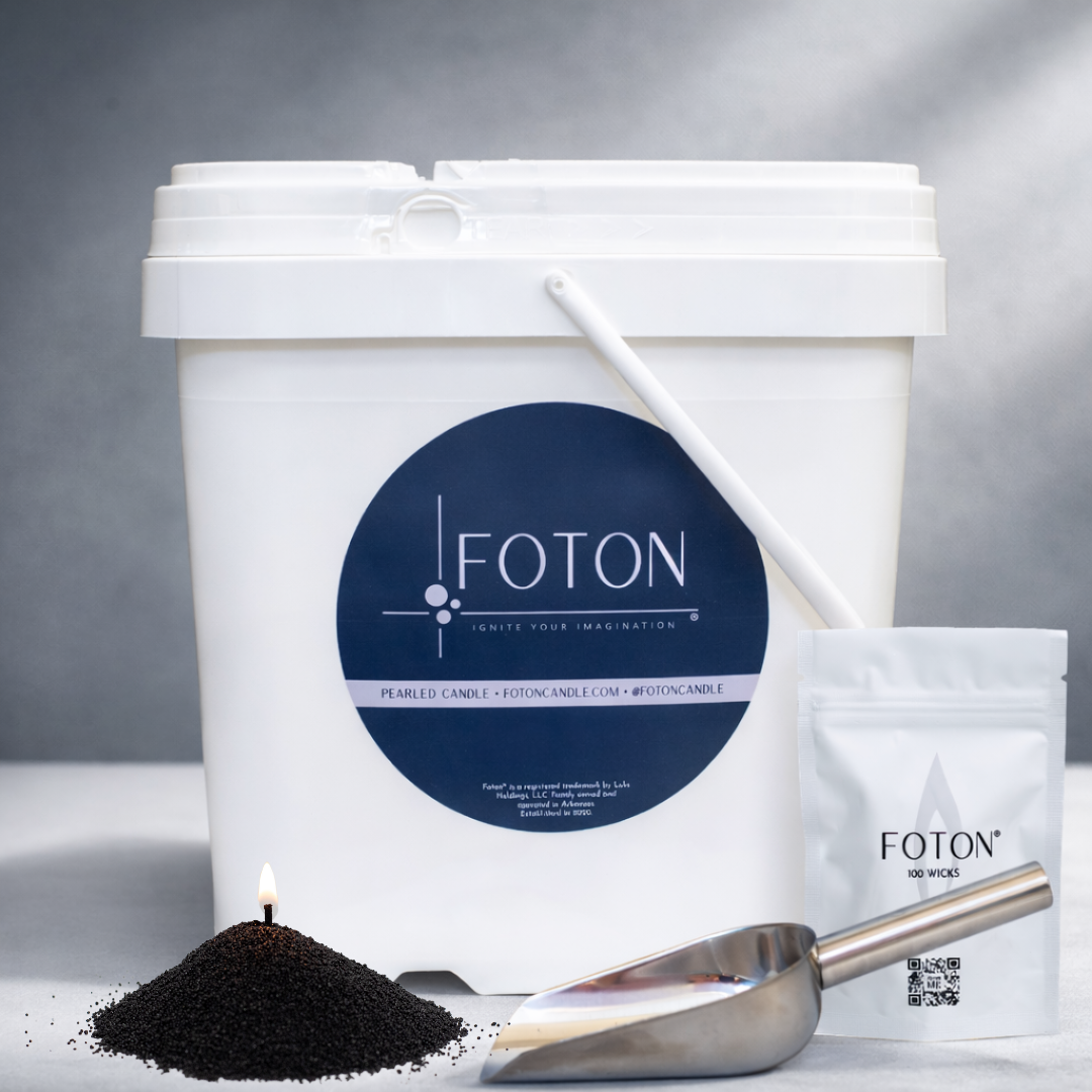 The Original 144 oz - Unscented Black – FotonCandle