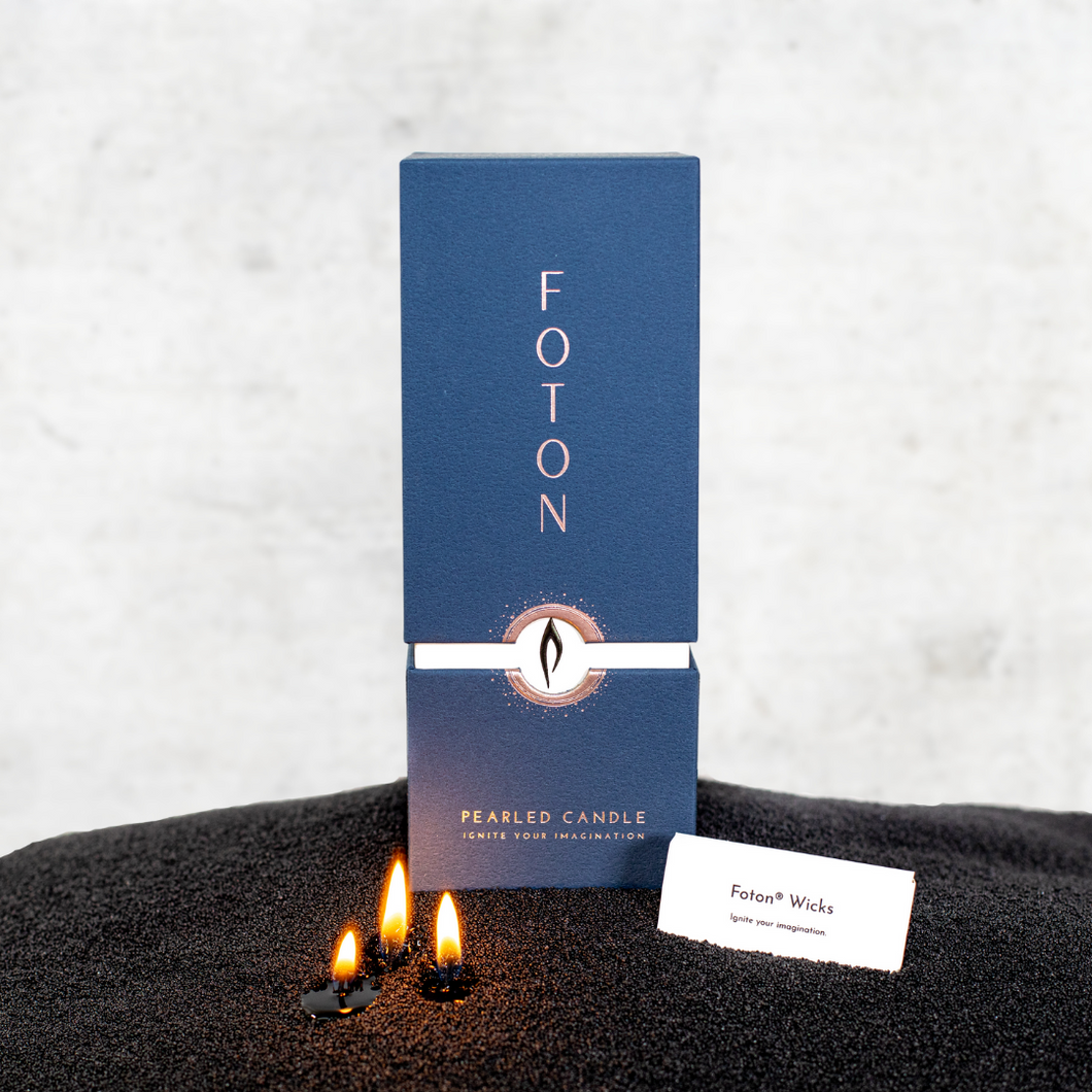 Foton® Pearled Candle - Unscented Colored