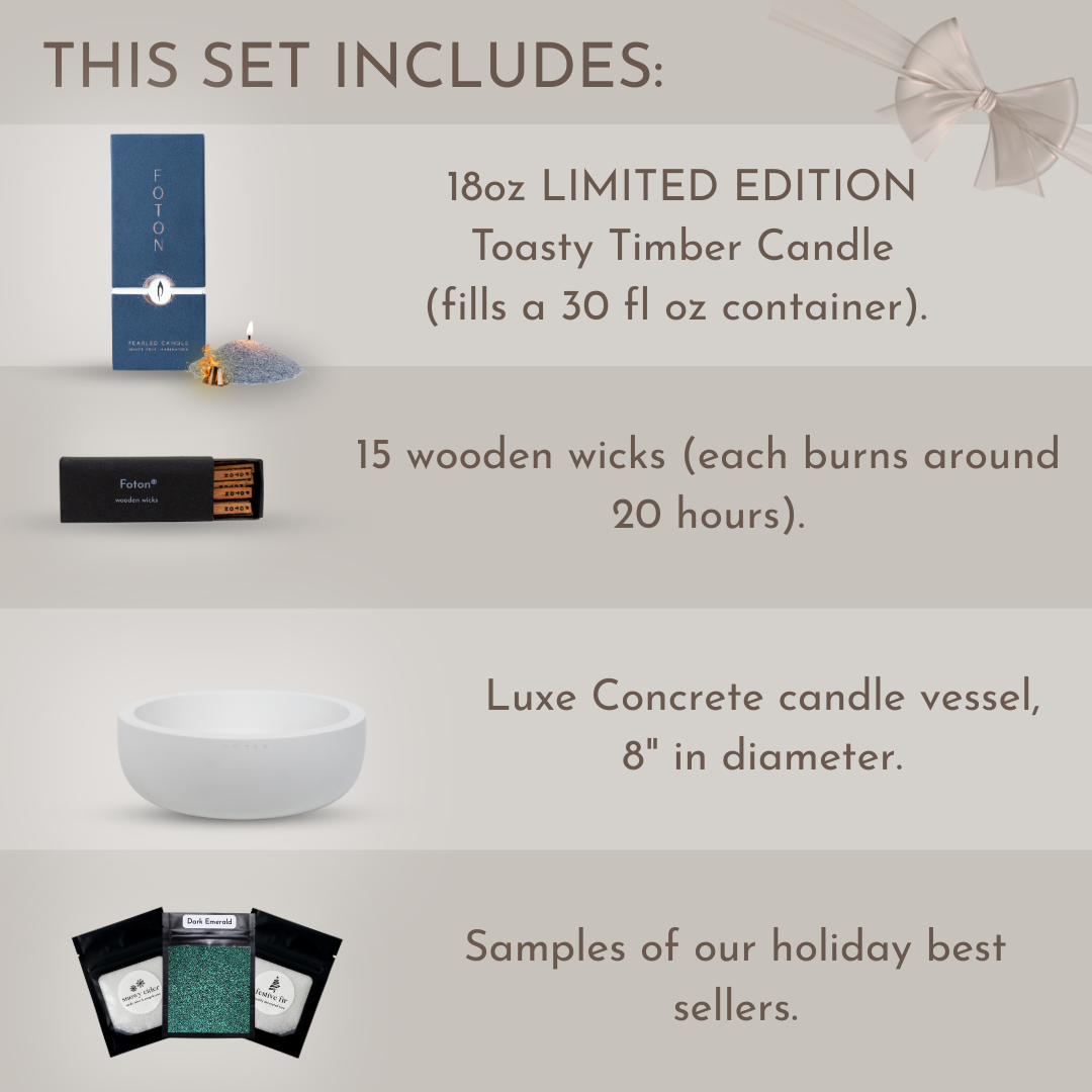 Toasty Timber Concrete Gift Set