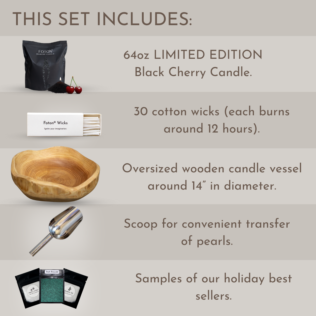 Black Cherry Deluxe Wooden Gift Set