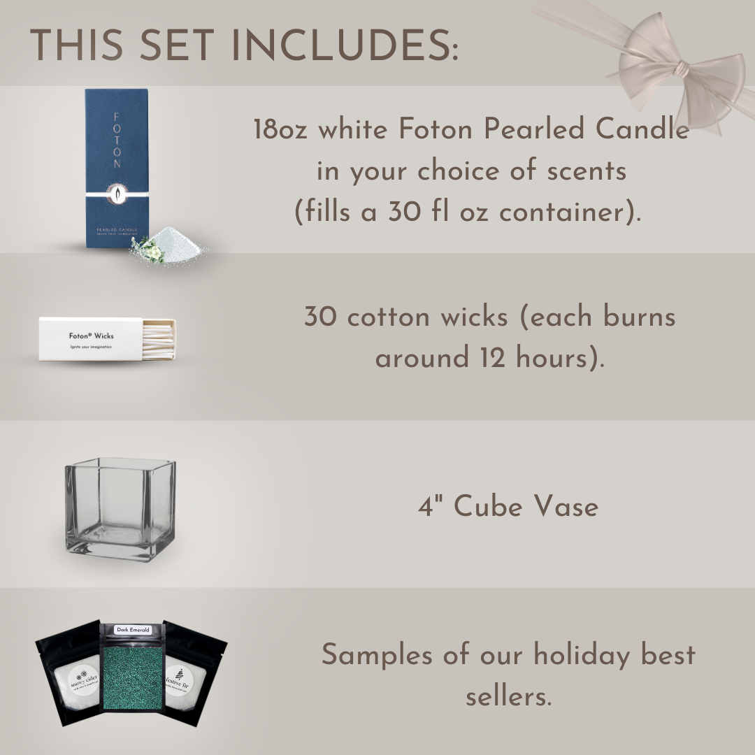 Candle & Vase Gift Bundle