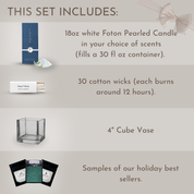 Candle & Vase Gift Bundle