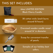 Black Cherry Grande Wooden Gift Set