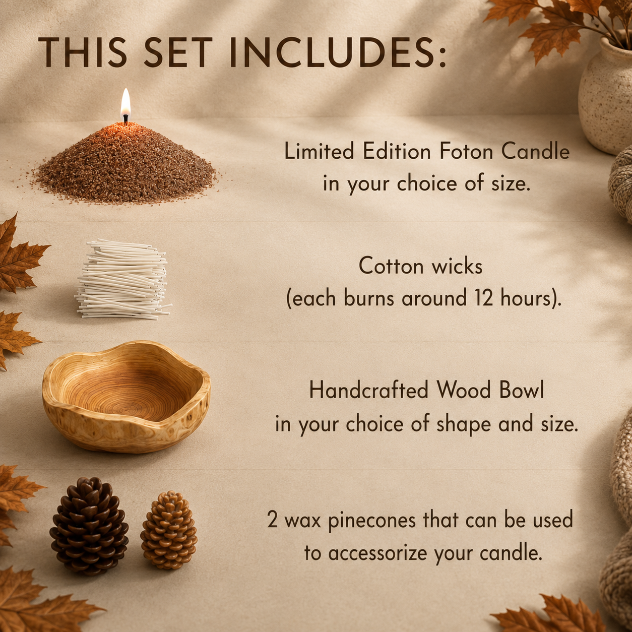 The Caramel Scented Wood Set