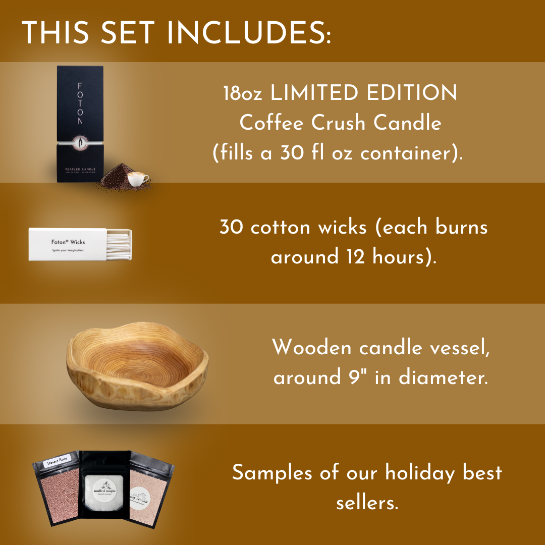 Coffee Crush Wooden Gift Set