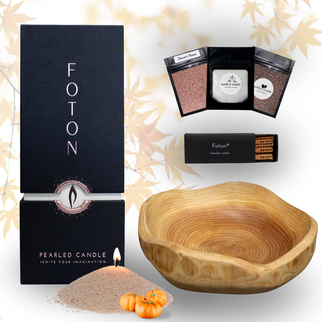 Cozy Crackle Wooden Gift Set