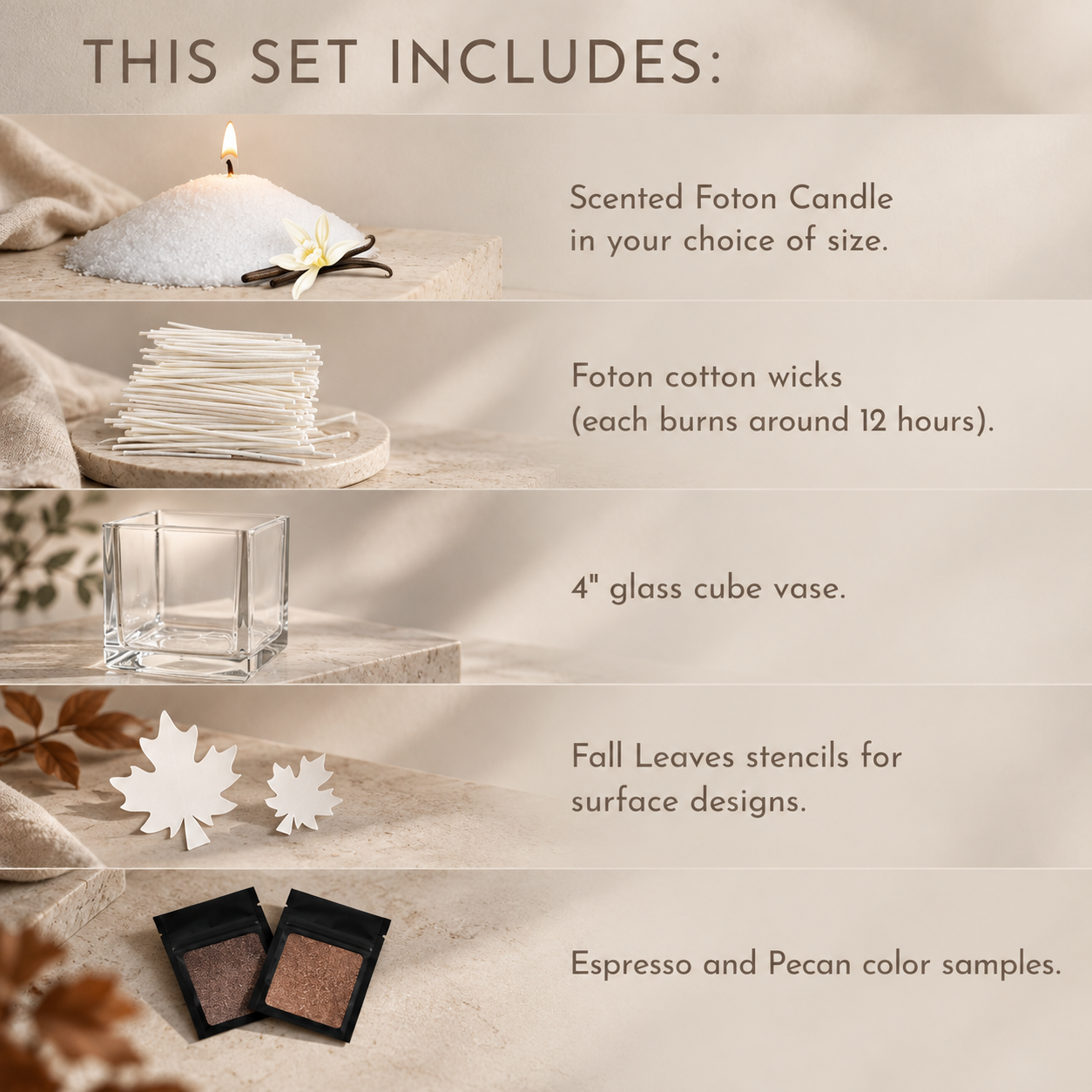 Cube Vase & Fall Stencil Bundle