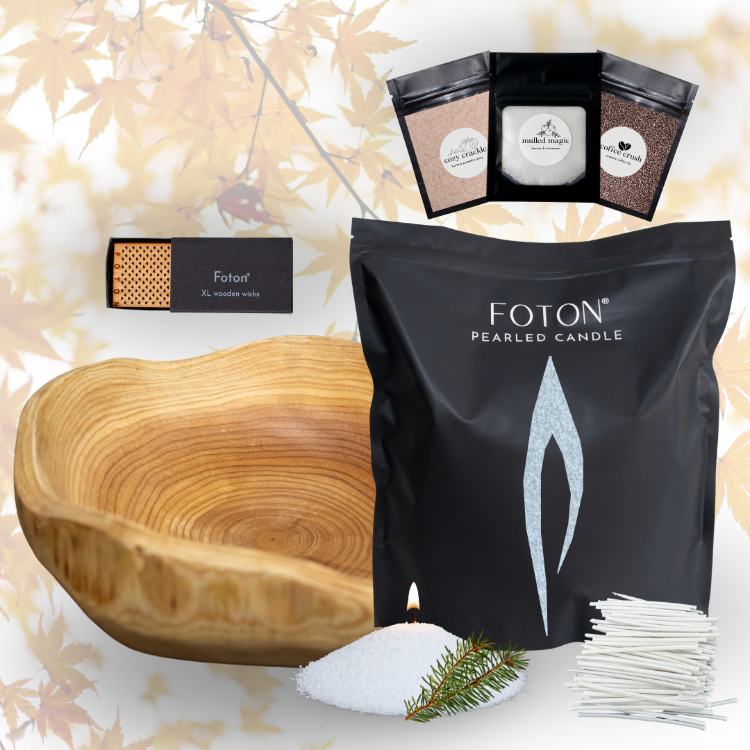 Deluxe Wooden Gift Bundle - Scented White
