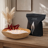 Oversized Wood Gift Set - Scented White