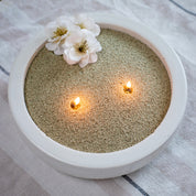 Vela Classic Concrete Candle Vessel