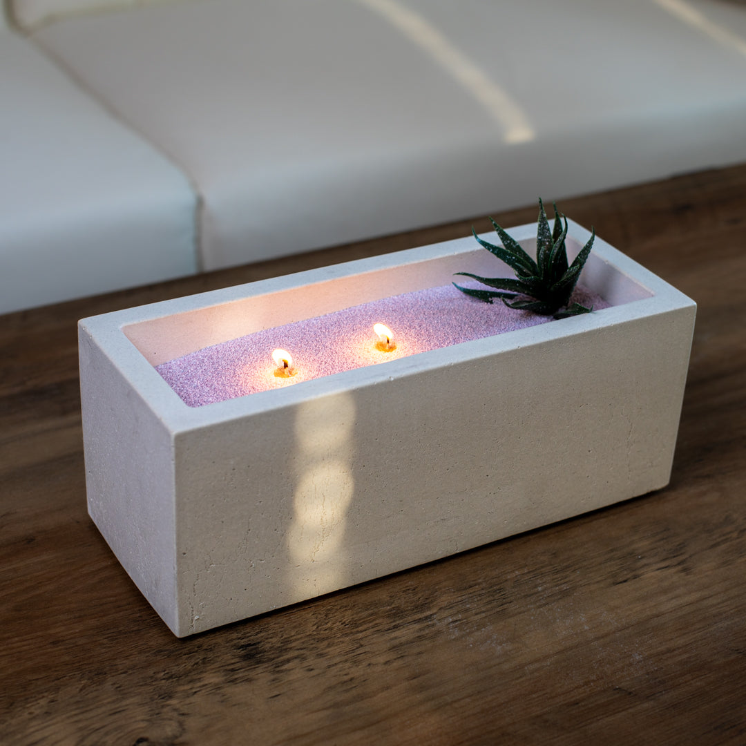 Candela Concrete Candle Vessel