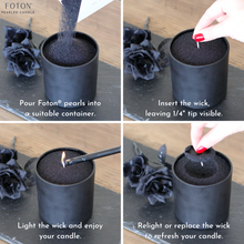 Load image into Gallery viewer, Foton® Pearled Candle - Unscented Colored
