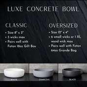 Luxe Concrete Bowl