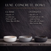 Luxe Concrete Bowl