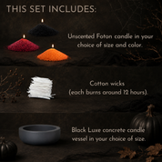 Luxe Halloween Candle Set
