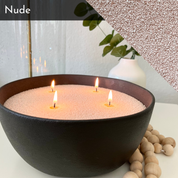 Foton Pearled Candle - Unscented Colored