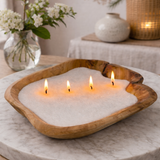 Oversized Wood Gift Set - Scented White