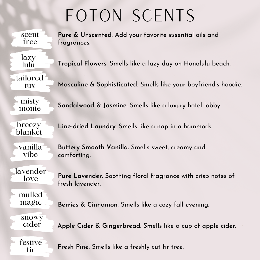 Foton Pearled Candle - Scented White