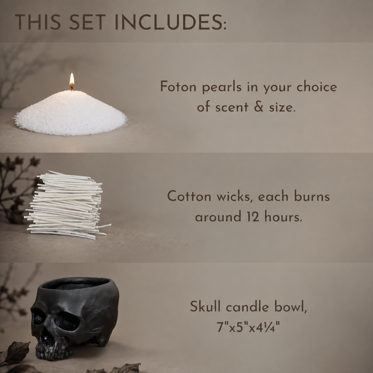 Scented Skull Set - PREORDER