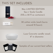 Sip n' Sizzle Concrete Gift Set