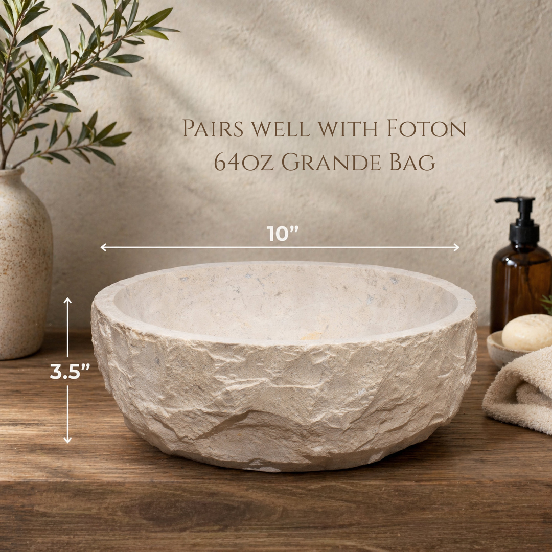 Organic Stone Bowl