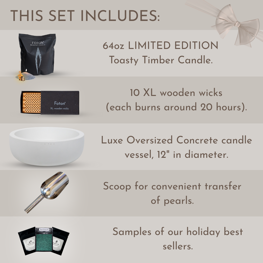 Toasty Timber Deluxe Concrete Gift Bundle