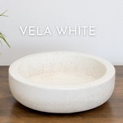 Vela Classic Concrete Candle Vessel