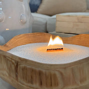Wooden Candle Vessel